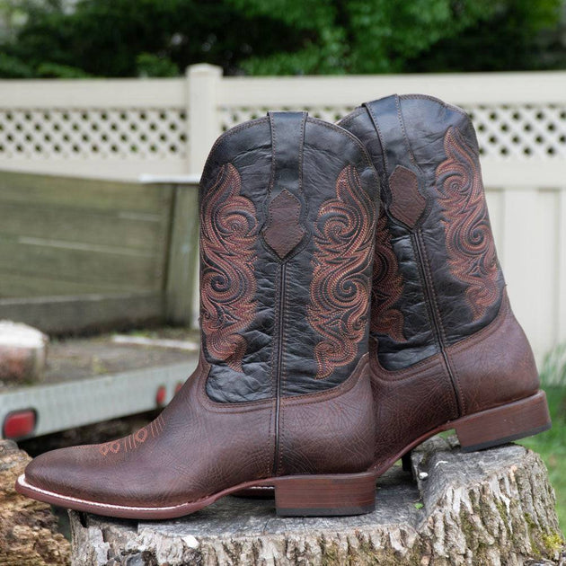 Parker Men s Broad Square Toe Cowboy Boots H9001 Soto Boots