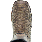 Soto Boots Mens Tan Python Print Boots H50032 - Soto Boots