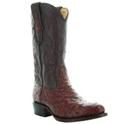 Men's Ostrich Print Cowboy Boots (H7002) - Soto Boots