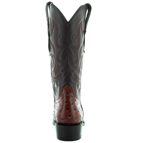 Men's Ostrich Print Cowboy Boots (H7002) - Soto Boots