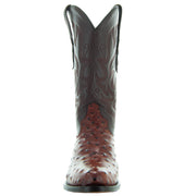 Men's Ostrich Print Cowboy Boots (H7002) - Soto Boots
