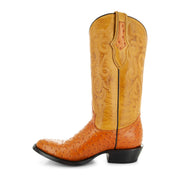 Men's Ostrich Print Cowboy Boots (H7002) - Soto Boots