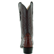 Soto Boots Men's Gator Tail Print Cowboy Boots Cognac (H7006) - Soto Boots
