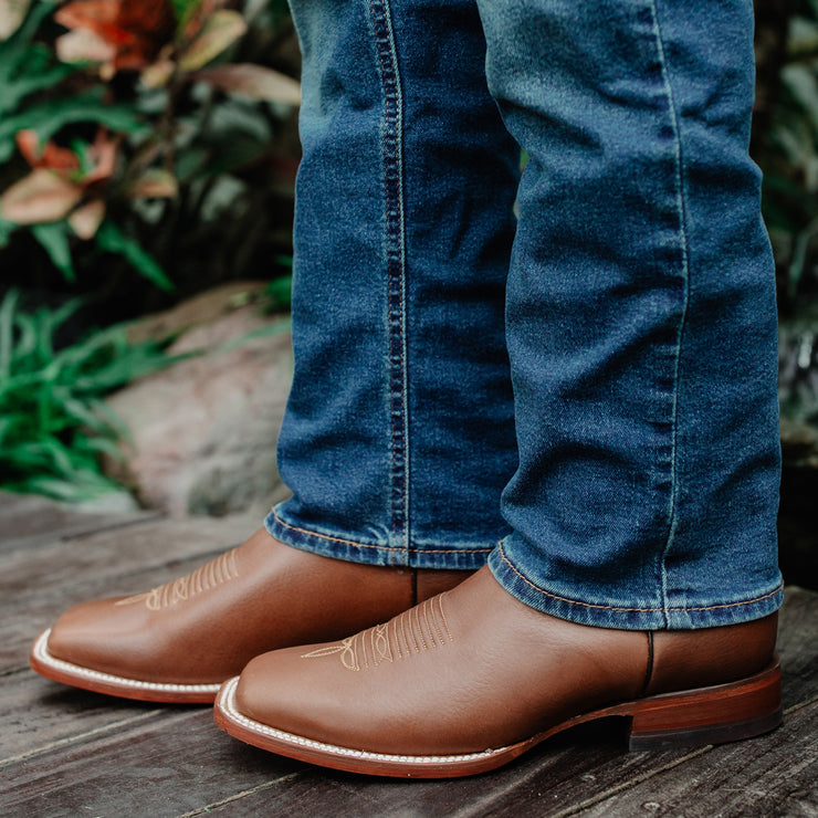Soto Boots Men's Broad Square Toe Cowboy Boots H8003 - Soto Boots