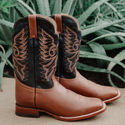 Soto Boots Men's Broad Square Toe Cowboy Boots H8003 - Soto Boots