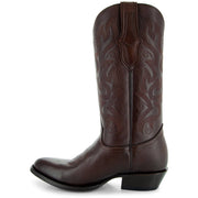 Cowboy Dress Boots | Mens Classic Round-Toe Boots (H7001-Brown) - Soto Boots