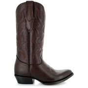 Cowboy Dress Boots | Mens Classic Round-Toe Boots (H7001-Brown) - Soto Boots