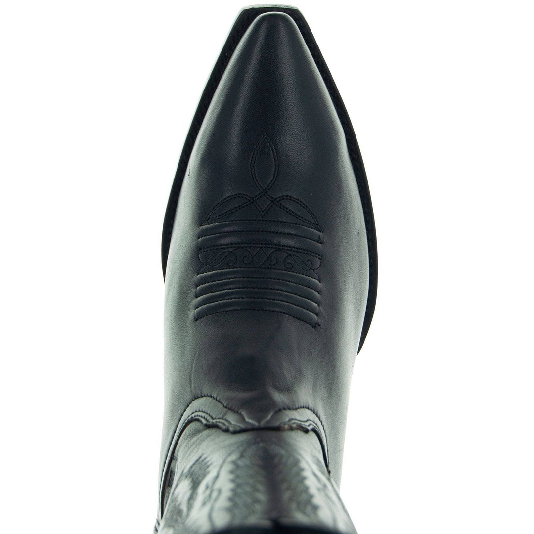 Soto Roper Boots Soto Boots Men's Black Square Toe Cowboy Boots Soto Boots Mens