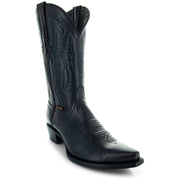 Men's Snip Toe Cowboy Boots Black (H50030) | Soto Boots - Soto Boots