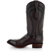 Brown Square Toe Cowboy Boots | Men's Dress Boots (H9002) - Soto Boots