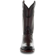 Brown Square Toe Cowboy Boots | Men's Dress Boots (H9002) - Soto Boots