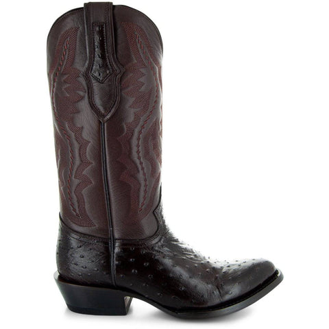 Men's Ostrich Print Cowboy Boots (H7002) - Soto Boots