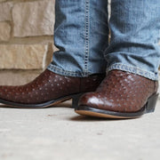 Men's Ostrich Print Cowboy Boots (H7002) - Soto Boots