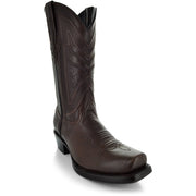 Men's Square Toe Boot Brown (H50029) - Soto Boots