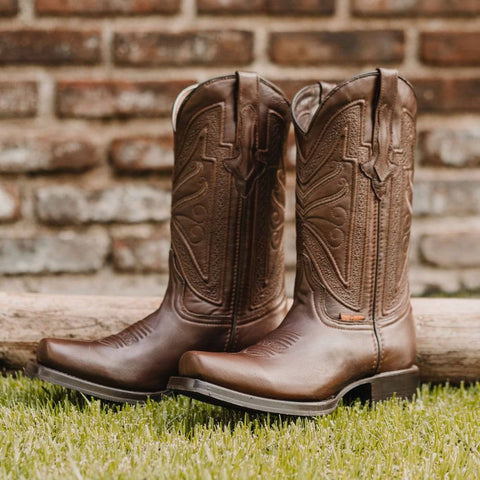 Men's Square Toe Boot Brown (H50029) - Soto Boots