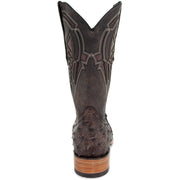 Soto Boots Mens Out of the Wild Brown Ostrich Print Boots H50031 - Soto Boots