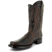 Square Toe Cowboy Boots Brown | Men's Square Toe Boots (H50027) - Soto Boots