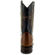 Square Toe Leather Sole Cowboy Boots H4002 - Soto Boots