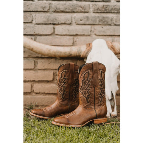 Broad Square Toe Cowboy Boots | Men's Broad Toe Boots (H50028) - Soto Boots