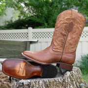Parker Men's Broad Square Toe Cowboy Boots (H9001) - Soto Boots