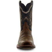 Square Toe Leather Sole Cowboy Boots H4002 - Soto Boots