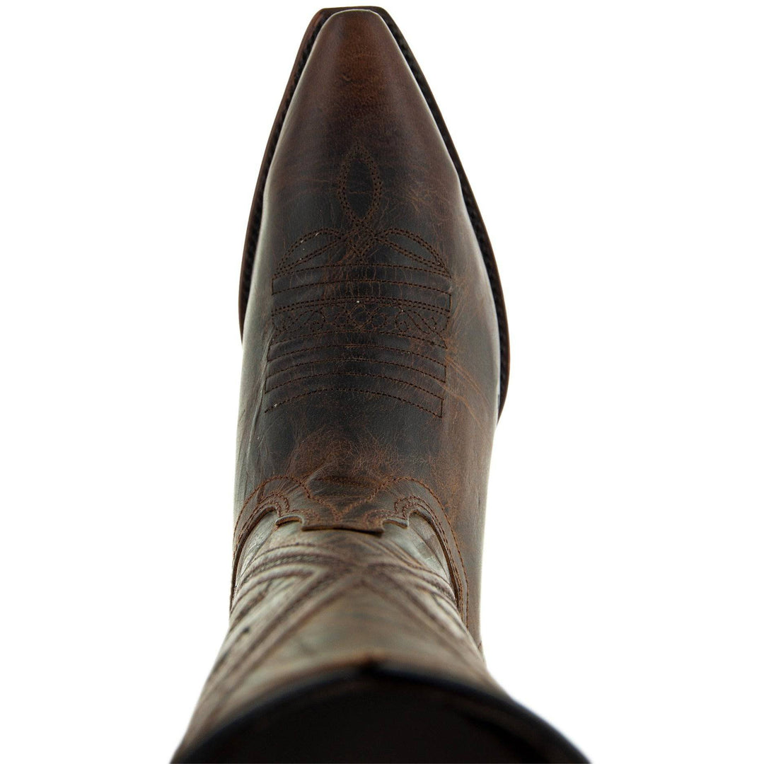 Soto Boots Women's Harness Cowboy Boots - Genuine Leather Handcrafted Cowgirl Boots