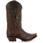 Cheyenne Cowgirl Boots | Women's Snipped Toe Leather Boots (M50041) - Soto Boots