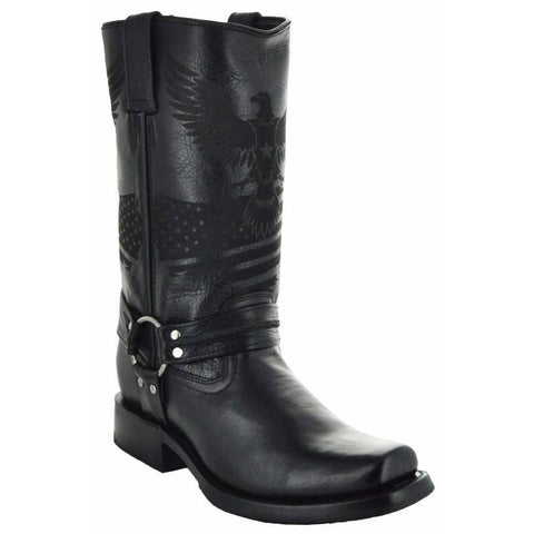 Eagle Rider Men's Leather Biker Boots (H50021) - Soto Boots