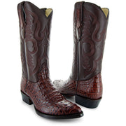 Soto Boots Men's Gator Tail Print Cowboy Boots (H7006) - Soto Boots