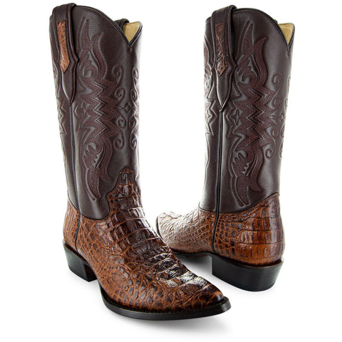 Soto Boots Men's Gator Tail Print Cowboy Boots (H7006) - Soto Boots