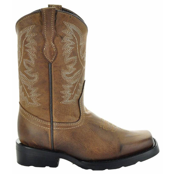 Square Toe Kids Western Boots | Kids Western Dance Boots (K3004) - Soto Boots