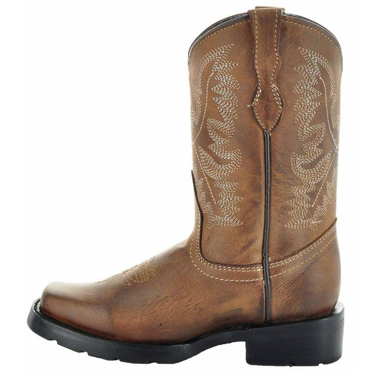 Square Toe Kids Western Boots | Kids Western Dance Boots (K3004) - Soto Boots
