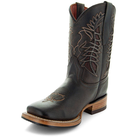 Kids brown cowboy boots shop