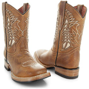 Kids' Tan Country Boots | Everyday Western Boots for Kids (K3007) - Soto Boots