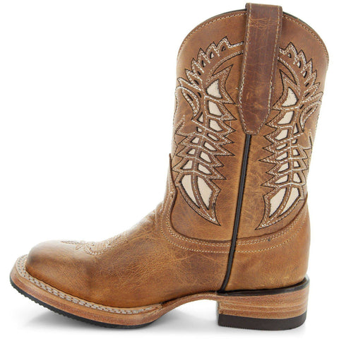 Kids' Tan Country Boots | Everyday Western Boots for Kids (K3007) - Soto Boots