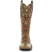Floral Passion Women's Embroidered Cowgirl Boots by Soto Boots M4002 - Soto Boots