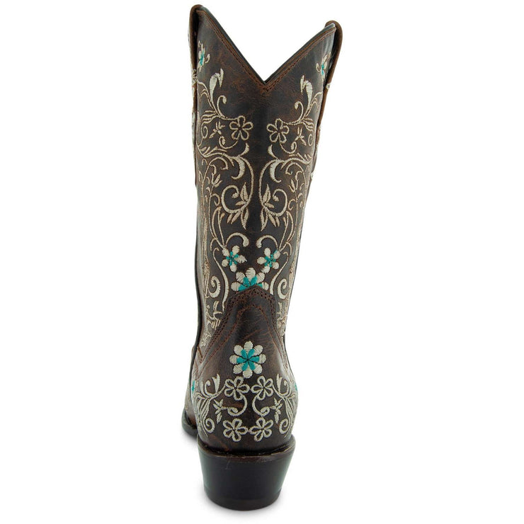 Dahlia Women's Vintage Floral Embroidered Cowgirl Boots M50042 - Soto Boots