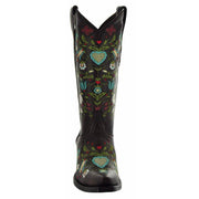 Wildflower Boots | Floral Embroidered Cowgirl Boots (M50030) - Soto Boots