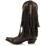 Santa Fe Two Layer Fringe Cowgirl Boots M50035 - Soto Boots