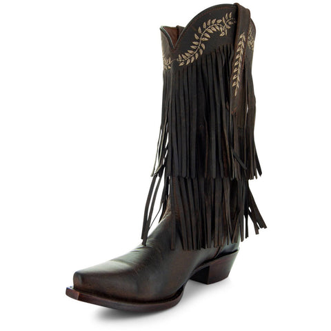 Santa Fe Two Layer Fringe Cowgirl Boots M50035 - Soto Boots