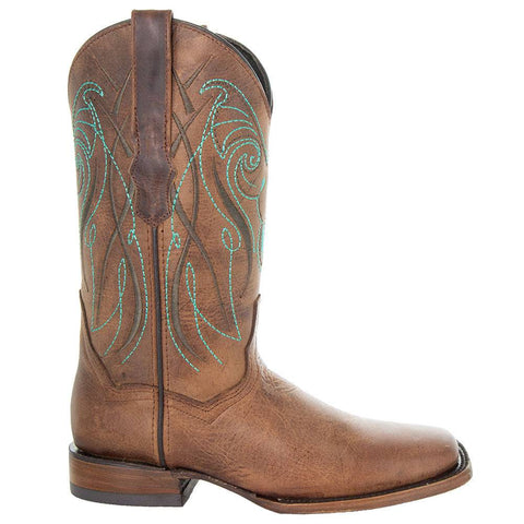 Broad Square Toe Women's Cowgirl Boots M50037 - Soto Boots
