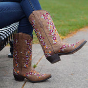 Flower Cowgirl Boots | Floral Fantasy Cowgirl Boots (M50031) - Soto Boots