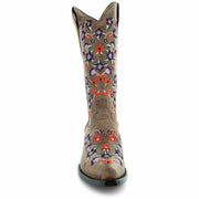 Flower Cowgirl Boots | Floral Fantasy Cowgirl Boots (M50031) - Soto Boots