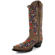 Flower Cowgirl Boots | Floral Fantasy Cowgirl Boots (M50031) - Soto Boots