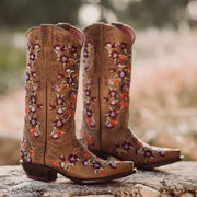 Flower Cowgirl Boots | Floral Fantasy Cowgirl Boots (M50031) - Soto Boots