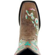 Jasmine Women's Square Toe Floral Cowgirl Boots (M50043) - Soto Boots