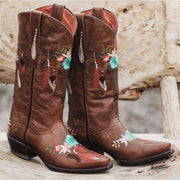 Longhorn Cowgirl Boots | Women's Longhorn Fashion Boots (M50029) - Soto Boots