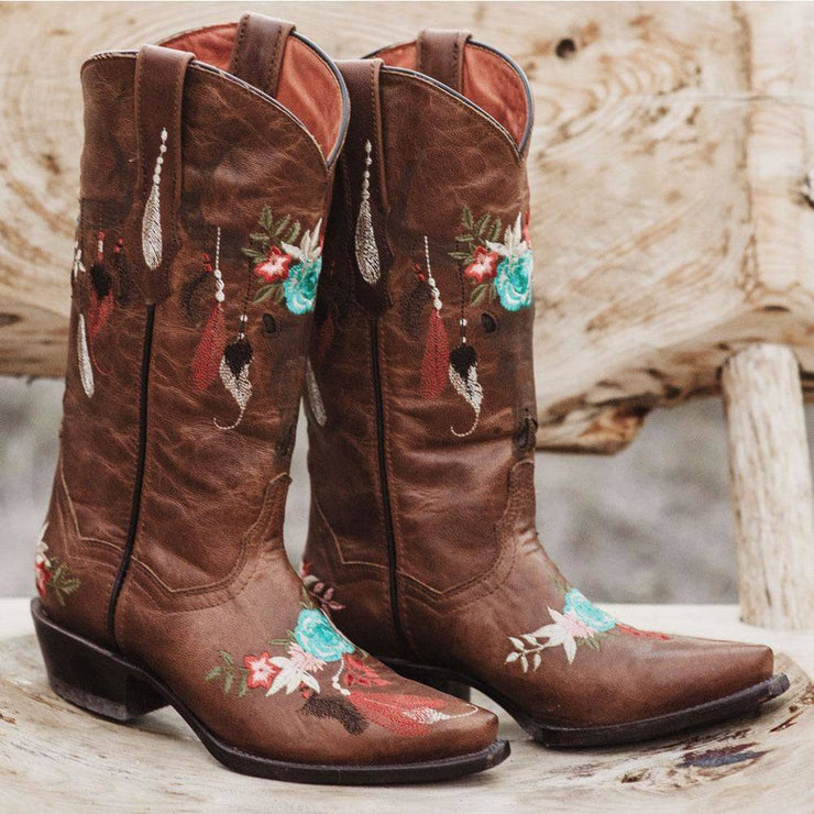 Longhorn Cowgirl Boots | Women's Longhorn Fashion Boots (M50029) - Soto Boots