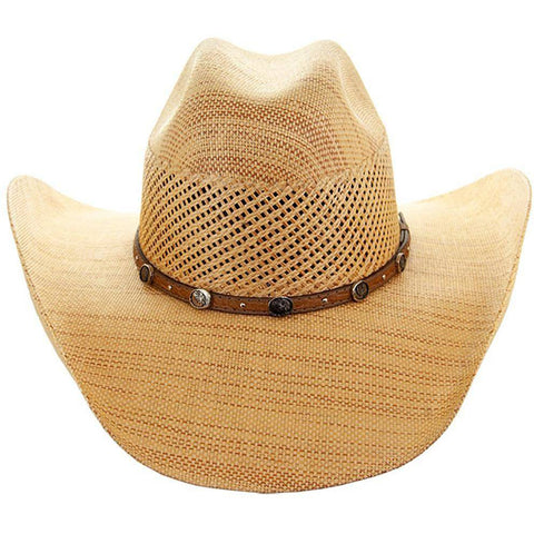 Handmade Straw Cowboy Hat | 100X Straw Western Hat (S105) - Soto Boots