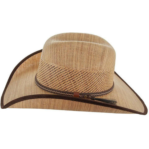 Tan Straw Sombrero Cowboy Hat | 50X Straw Western Hat (S103) - Soto Boots
